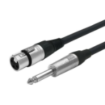 Vivolink PROAUDXLRFJACKS3 audio cable 1 m XLR 6.35mm Black