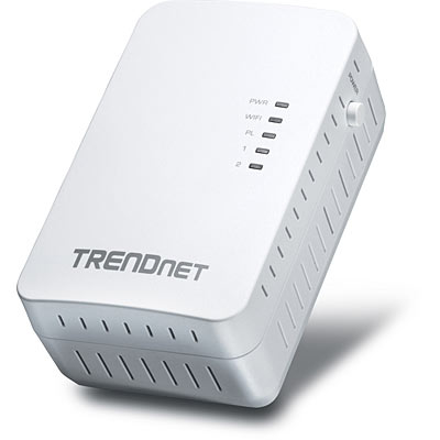 Image of Trendnet Powerline 500 AV2 Wireless Access Point 500 Mbit/s...