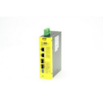 KTI Networks KGC-460-HP netwerk media converter Intern 1000 Mbit/s Metallic, Geel