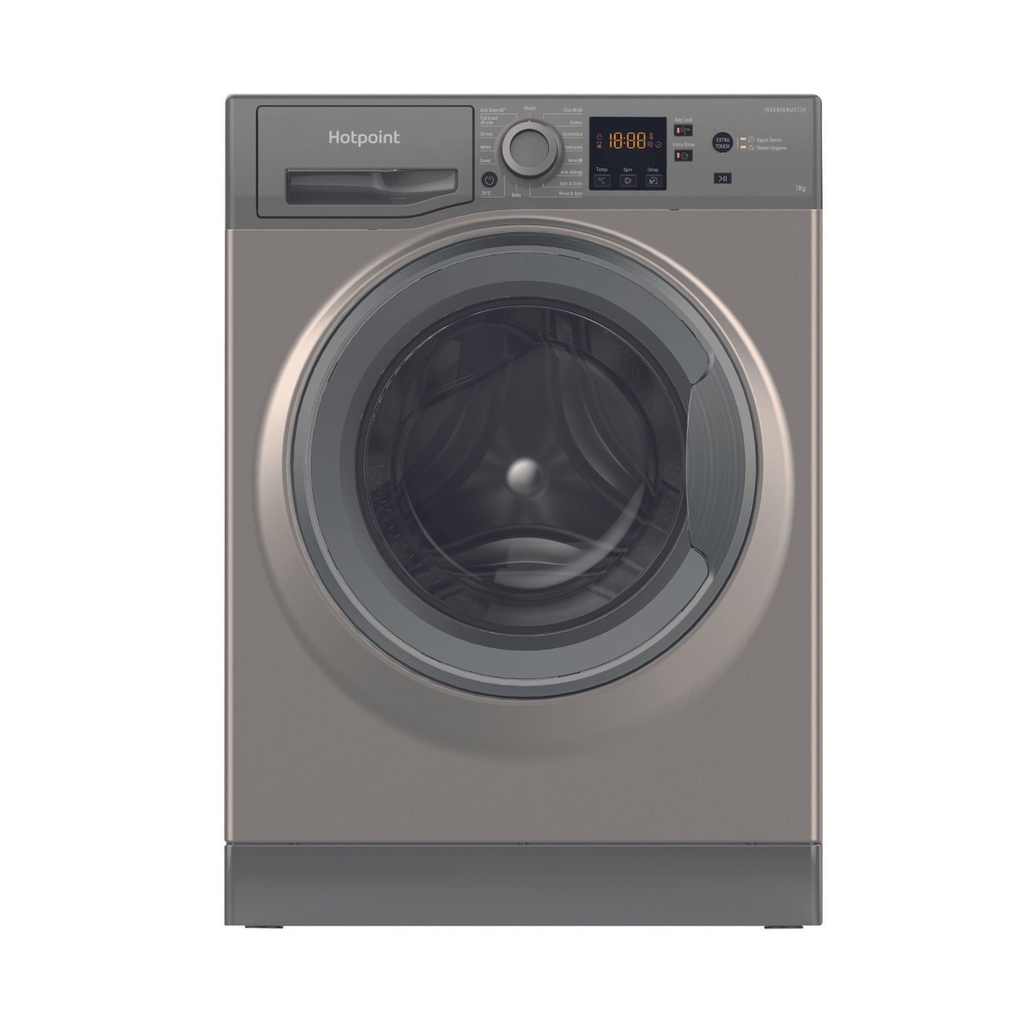 Hotpoint AntiStain 7kg 1400rpm Washing Machine - Graphite