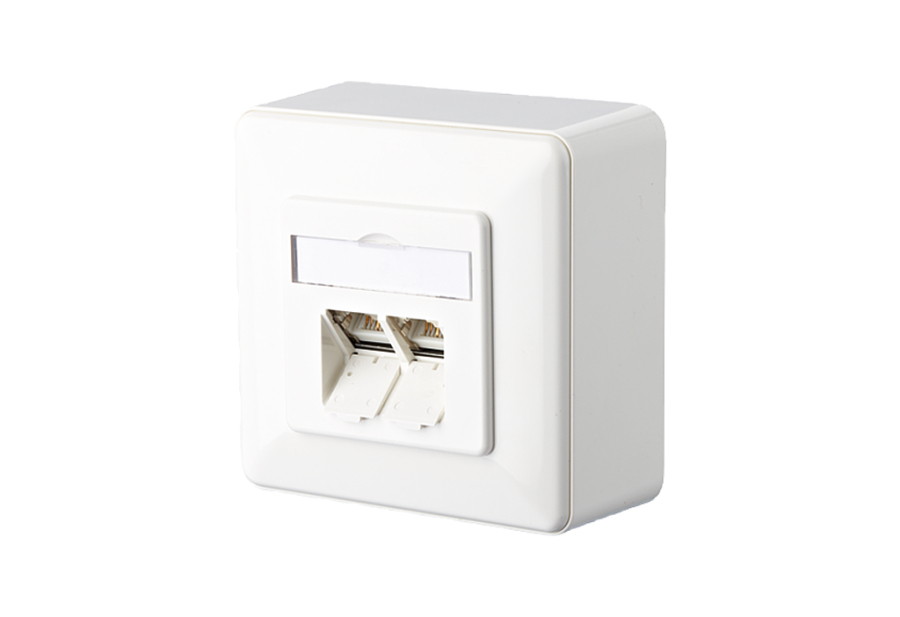 1307380002-I socket-outlet RJ-45 White