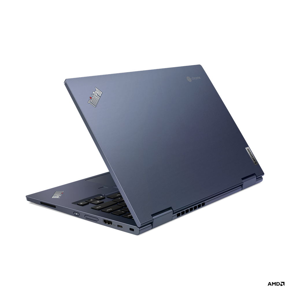 Lenovo ThinkPad C13 Yoga DDR4-SDRAM Chromebook 33.8 cm (13.3") 1920 x 1080 pixels Touchscreen AMD Athlon Gold 4 GB 64 GB eMMC Wi-Fi 6 (802.11ax) Chrome OS Blue