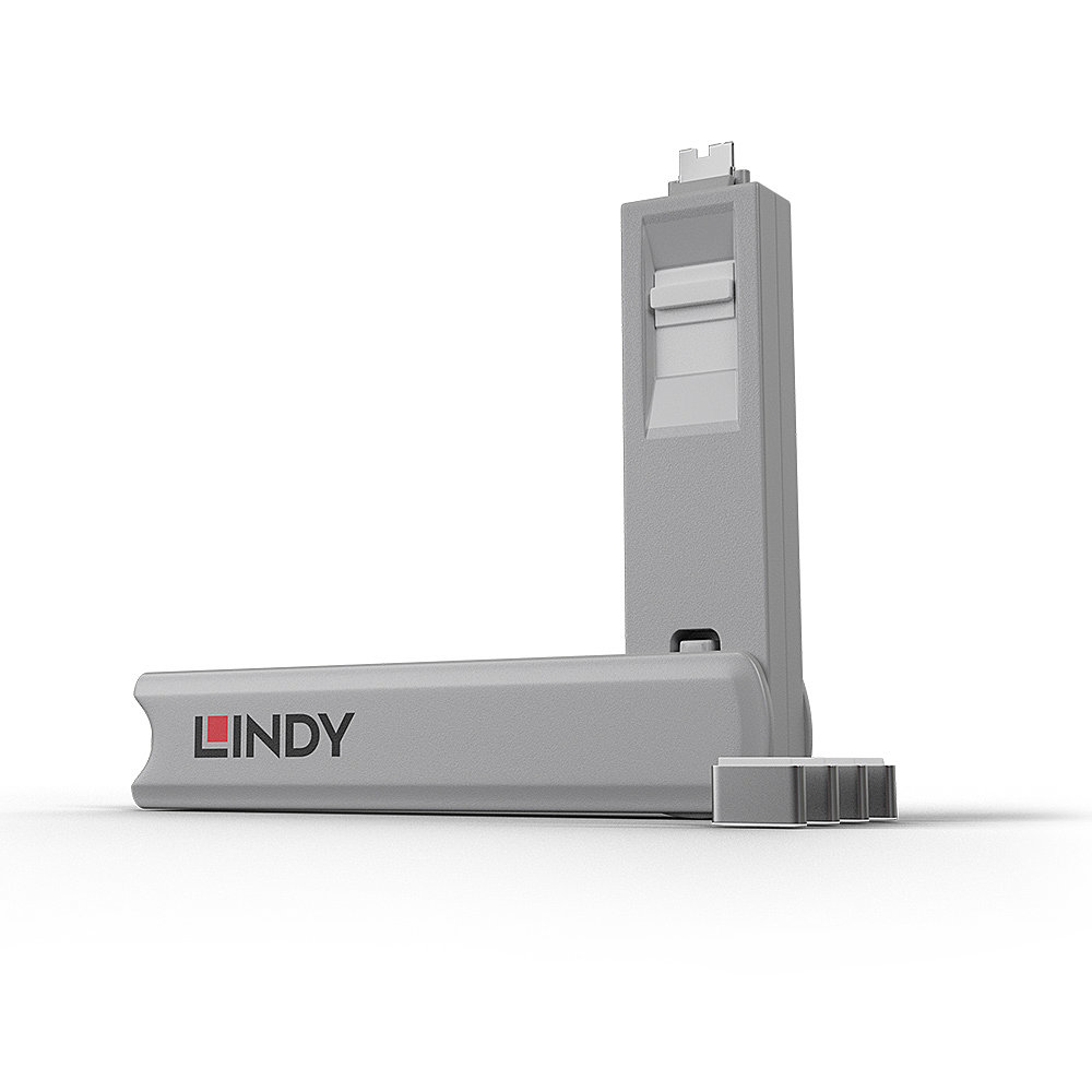 Lindy USB Type C Port Blocker, white
