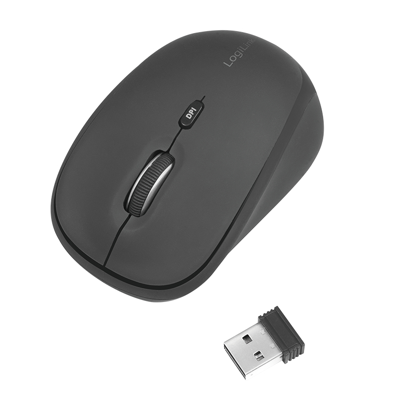 Image of LogiLink ID0193 mouse Right-hand RF Wireless Optical 1600 DPI