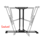Gembird WM-80STR-01 tv-bevestiging 2,03 m (80") Staal