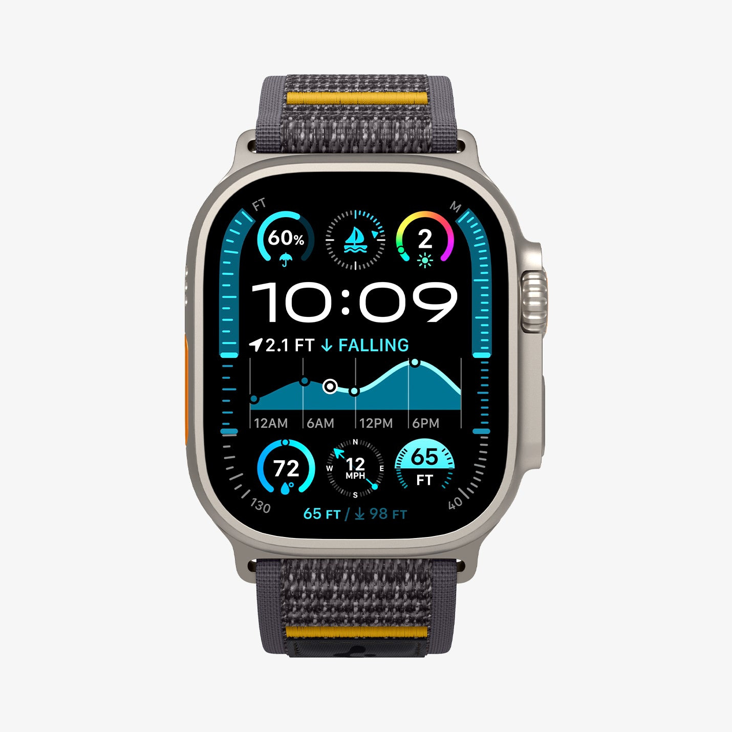 Image of Spigen Athlex Air Apple Watch (44/45/46/49 mm) Band Active Gray