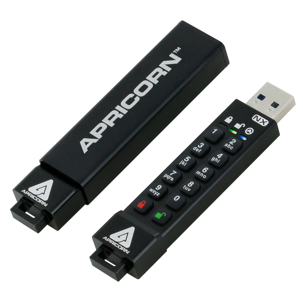 Apricorn Aegis Secure Key 3NX USB flash drive 512 GB USB Type-A 3.2 Gen 1 (3.1 Gen 1) Black