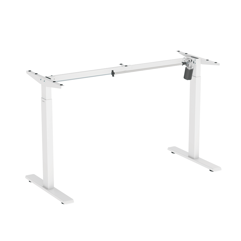 LogiLink Sit-stand desk frame, single motor, easy-use controller, white