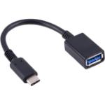 4XEM 4XUSBCUSBAAC20 USB cable USB 2.0 4.09" (0.104 m) USB C USB A Black