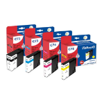 Pelikan 4950680 Ink cartridge multi pack Bk,C,M,Y 2500pg + 3x1520pg Pack=4 (replaces Canon PGI-2500BKCMY) for Canon IB 4050