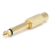 Monoprice 7176 cable gender changer 6.35 RCA Gold