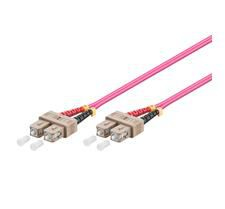 Image of Microconnect FIB222001-4 InfiniBand/fibre optic cable 1 m SC Violet
