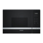 Siemens iQ500 BF525LMS0B microwave Built-in Combination microwave 20 L 800 W Black, Stainless steel