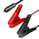 LogiLink Power adapter cable, cigarette lighter/M to alligator clip, black/red, 2 m