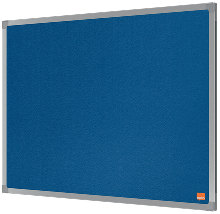 Nobo Essence Felt Notice Board 600 x 450mm Blue 1915201