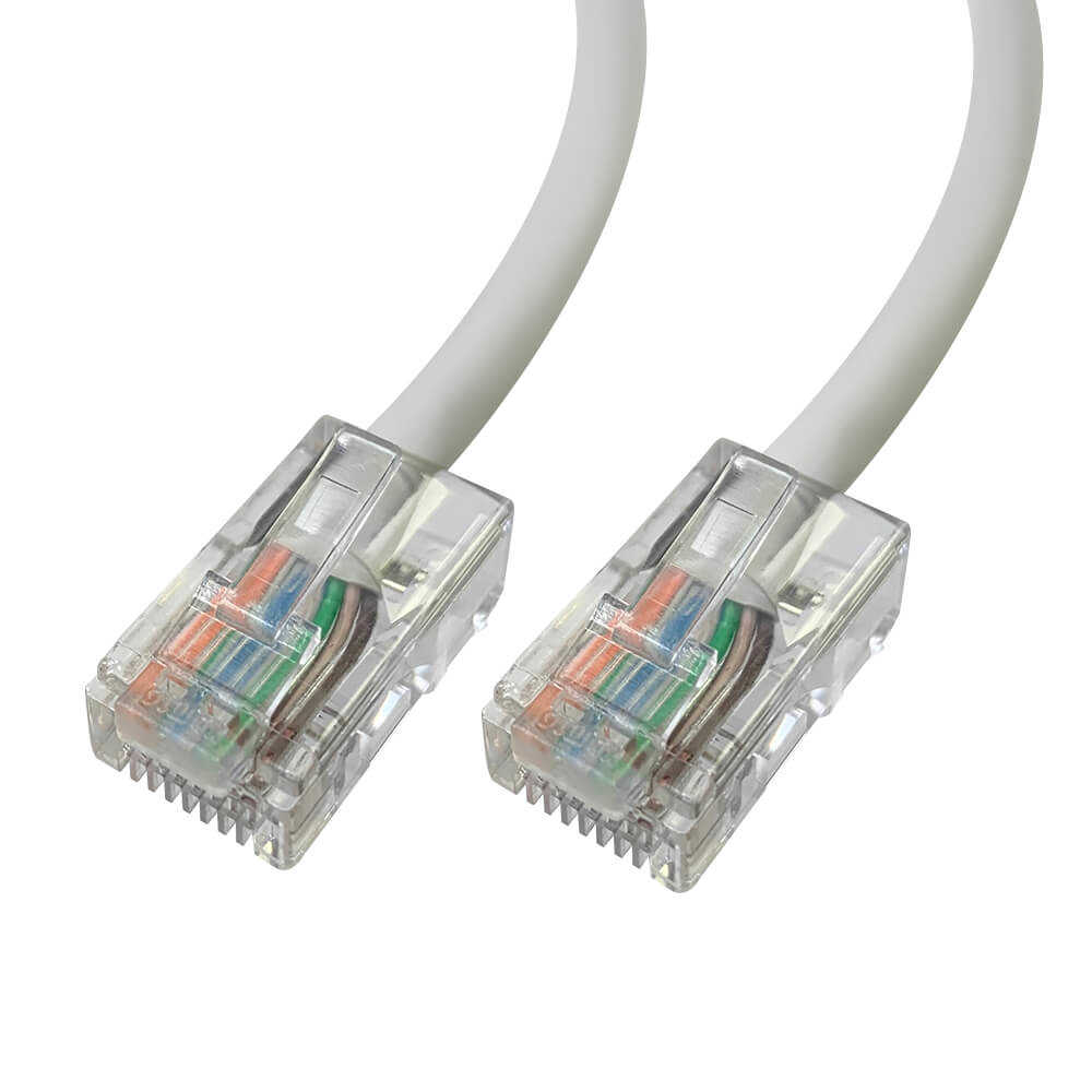 Videk Unbooted 24 AWG Cat5e UTP RJ45 Patch Cable Grey 8m