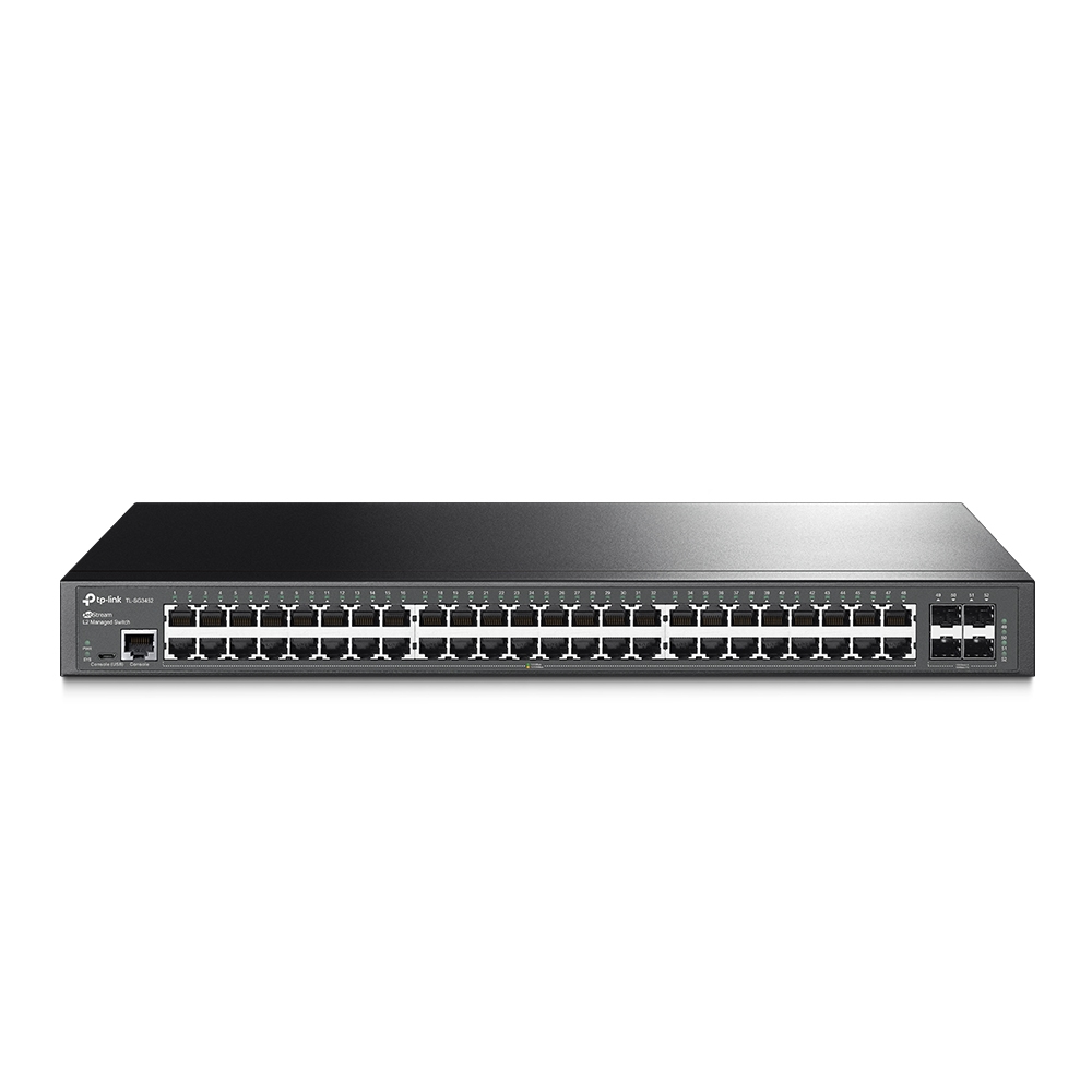 Image of TP-Link JetStream 48-Port Gigabit L2 Managed Switch with 4 SFP Slots