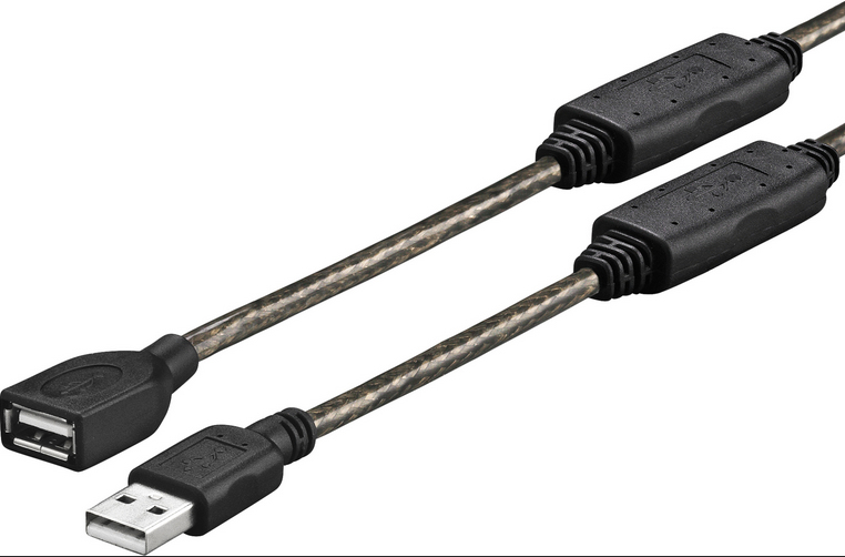 Vivolink PROUSBAAF15 USB cable 15 m USB 2.0 USB A Black