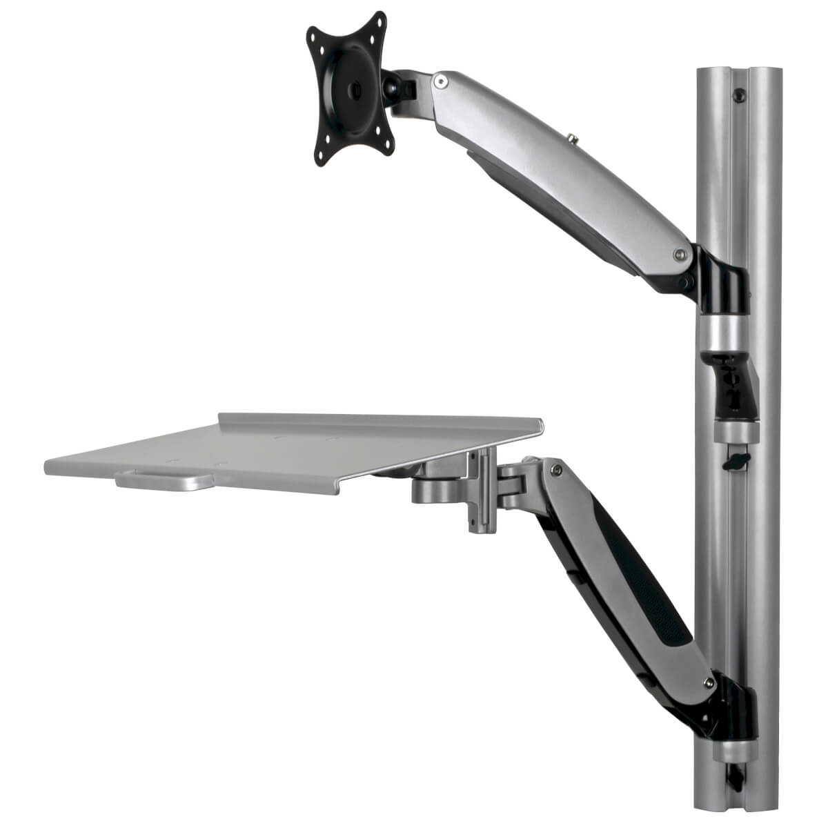 Image of Tripp Lite WWSS1327RWTC Adjustable-Height Wall-Mount Sit-Stand...