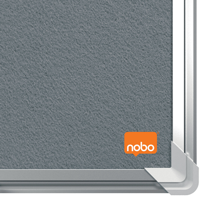 Nobo 1915196 bulletin board Fixed bulletin board Grey Felt
