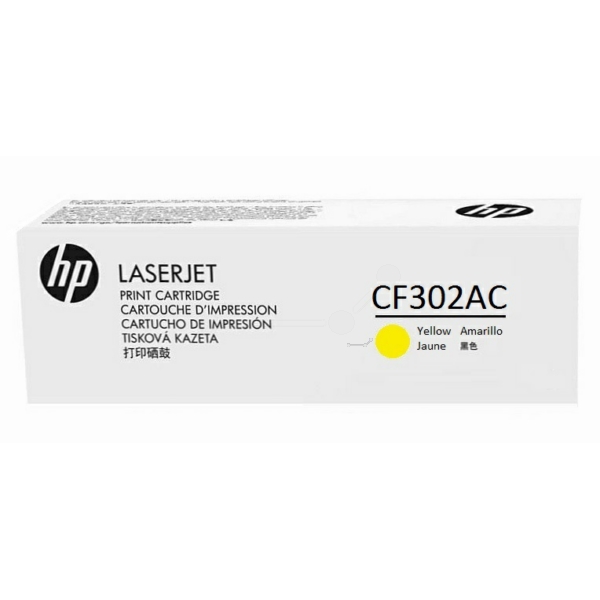 Image of HP CF302AC/827A Toner yellow Contract, 32K pages ISO/IEC 19798 for...