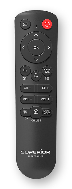 Superior SUPTBB002 remote control Bluetooth TV Press buttons