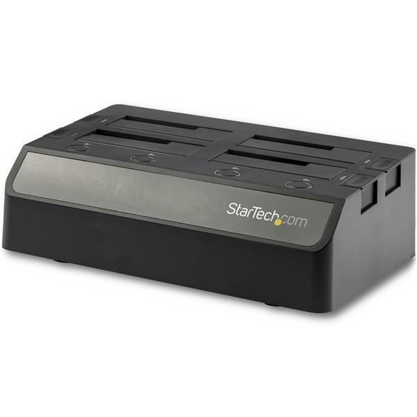 StarTech.com 4-Bay SATA HDD Docking Station - For 2.5”/3.5" SSDs/HDDs - USB 3.1 (10Gbps)