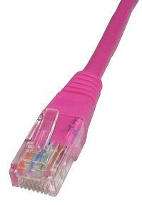 Cables Direct Pink 2M Cat5e Utp Networking Cable