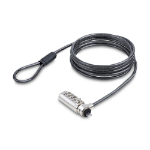 StarTech.com SNBLC4D-LAPTOP-LOCK cable lock Black, Silver 78.7" (2 m)