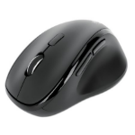 Manhattan Ergonomic Wireless Mouse, Right Handed, Adjustable 800/1200/1600dpi, 2.4Ghz (up to 10m), Six Button with Scroll Wheel, Combo USB=A and USB-C receiver, Black, AA battery (included), Three Year Warranty, Retail Box