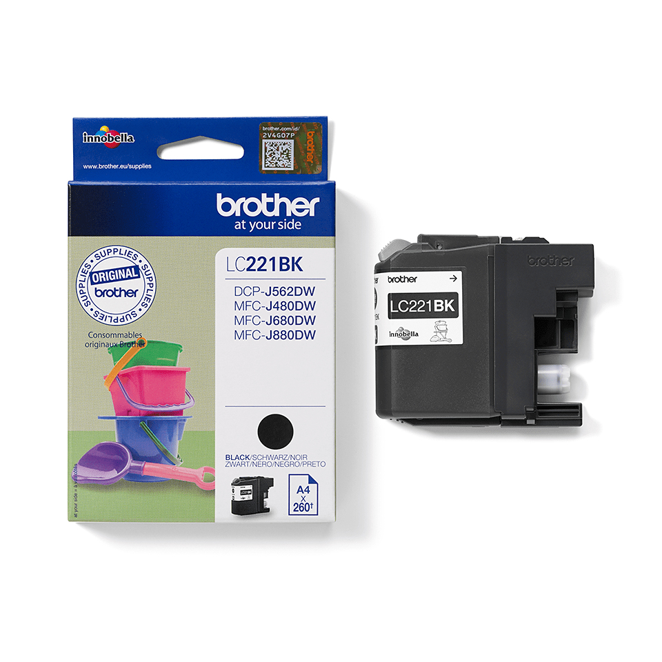 Brother LC221BK Inkjet Cartridge Black LC221BK