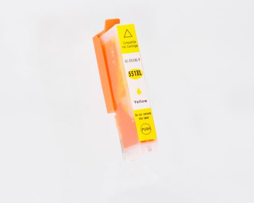 CTS Compatible Canon CLI-551XLY Yellow Inkjet