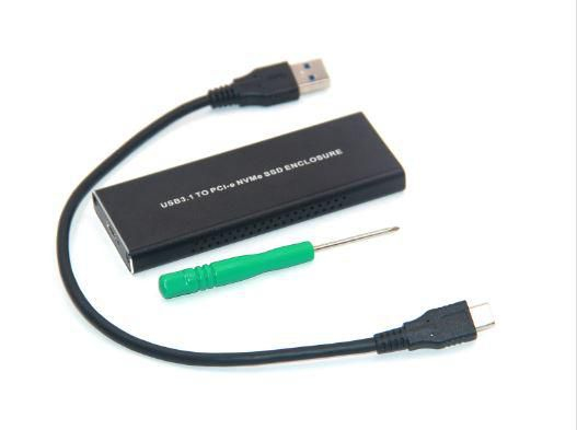 Image of CoreParts MSUB8001 storage drive enclosure SSD enclosure Black M.2