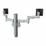 Atdec AWMS-2-4640-F-S monitor mount / stand 18.1" Black Desk