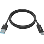 Vision TC 1MUSBCA/BL USB cable 1 m USB 3.2 Gen 1 (3.1 Gen 1) USB A USB C Black