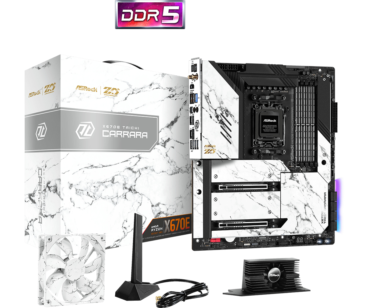 Image of Asrock X670E Taichi Carrara AMD X670 Socket AM5 Extended ATX