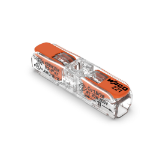 Wago 221-2411 wire connector Orange, Transparent