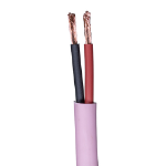 Cablenet 2 Core 1.5mm (41x0.2mm) Pro Grade LSOH CPR Eca Speaker Cable Pink 100m