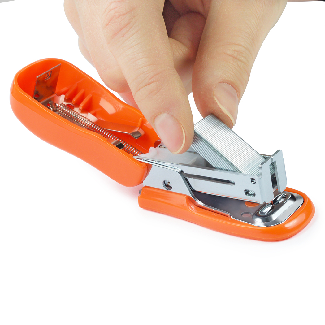 Rapesco Bug Mini Flat clinch Orange