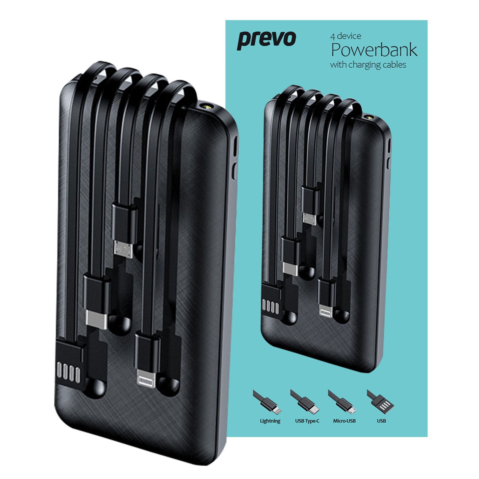 Image of PREVO SP2010 Power Bank,10000mAh Portable Charging for Smart...