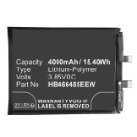 CoreParts Battery for Honor, Huawei Mobile, SmartPhone 3.85V 4000mAh 15.40Wh View 40, Nova 8 Pro