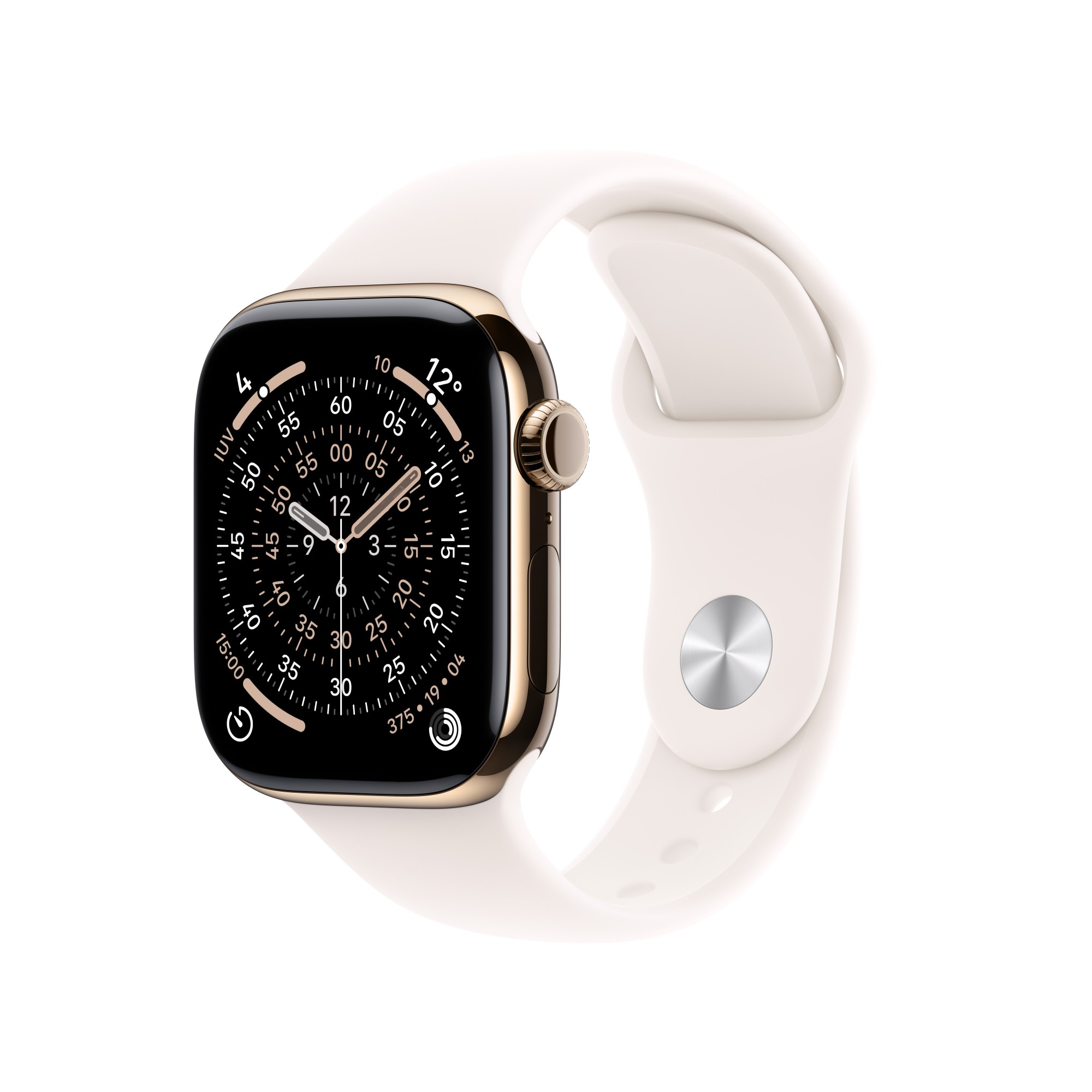 Apple Watch Series 11 GPS + Cellular 42mm Gold Titanium Case with Ligh