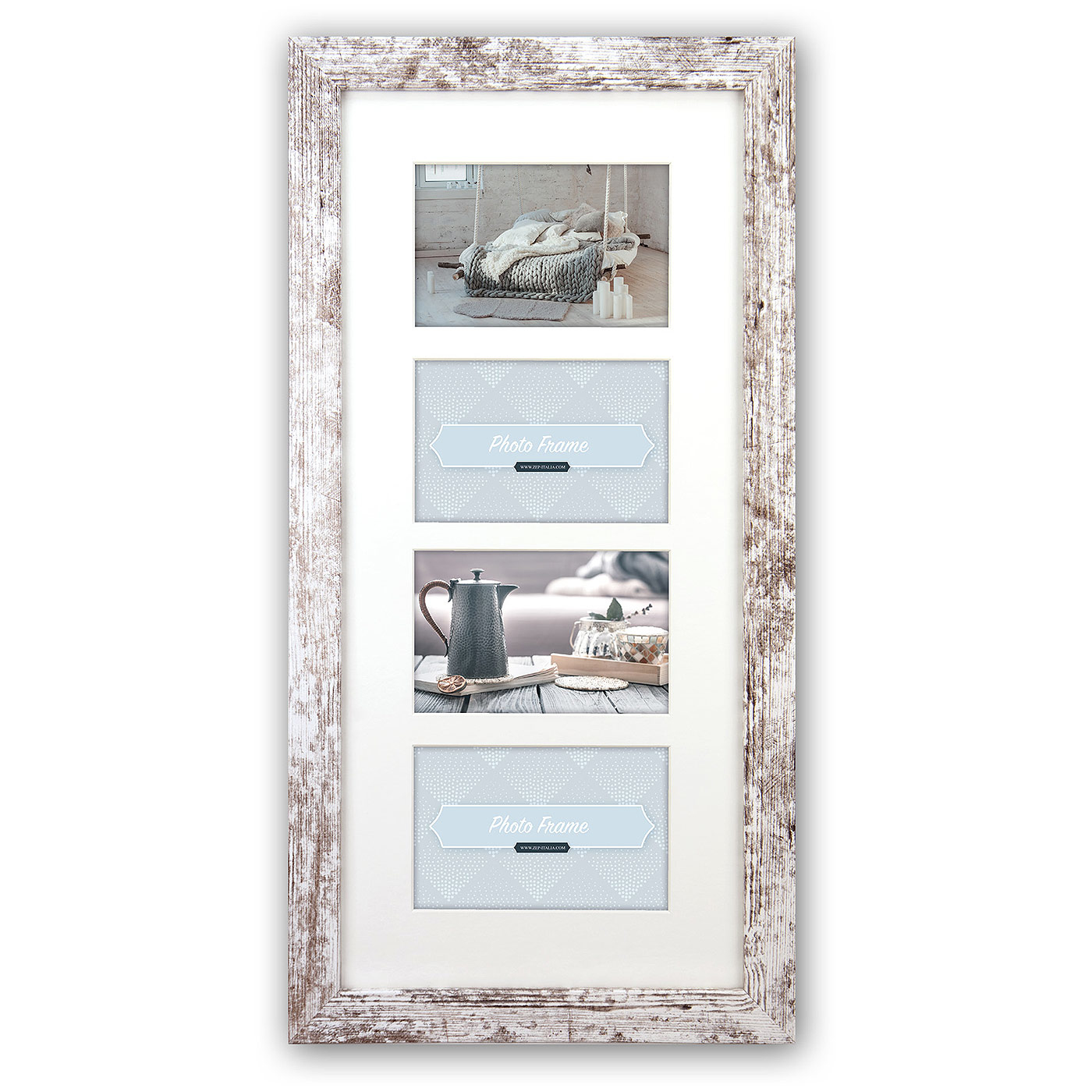 Image of ZEP Nelson 6 4Q - Wood - White - Multi picture frame - Wall - 10 x...
