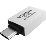 Vision TC-USBC3A cable gender changer USB-A USB-C White