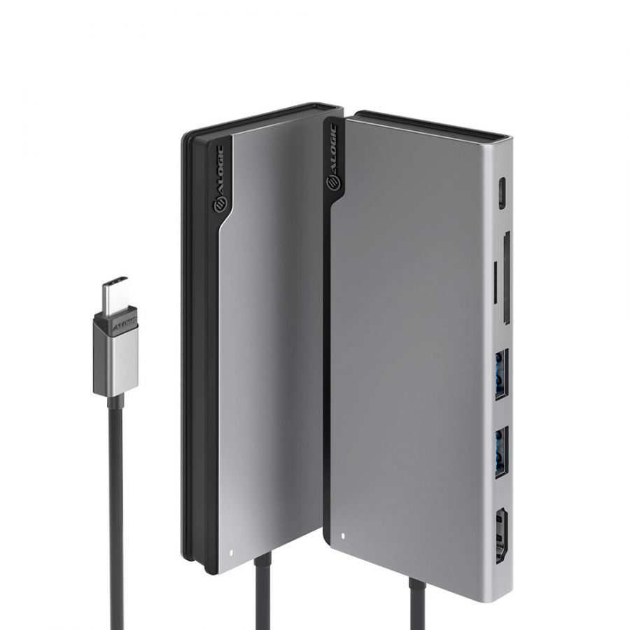Image of ALOGIC ULDUNIV2-SGR notebook dock/port replicator Wired USB 3.2...