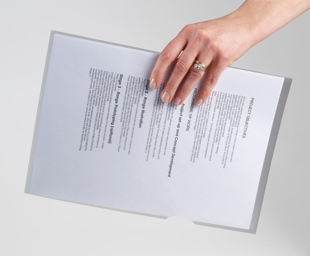 Rexel Anti-Slip A4 Folders Clear (25)