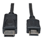 Tripp Lite P582-010 video cable adapter 120.1" (3.05 m) DisplayPort HDMI Black