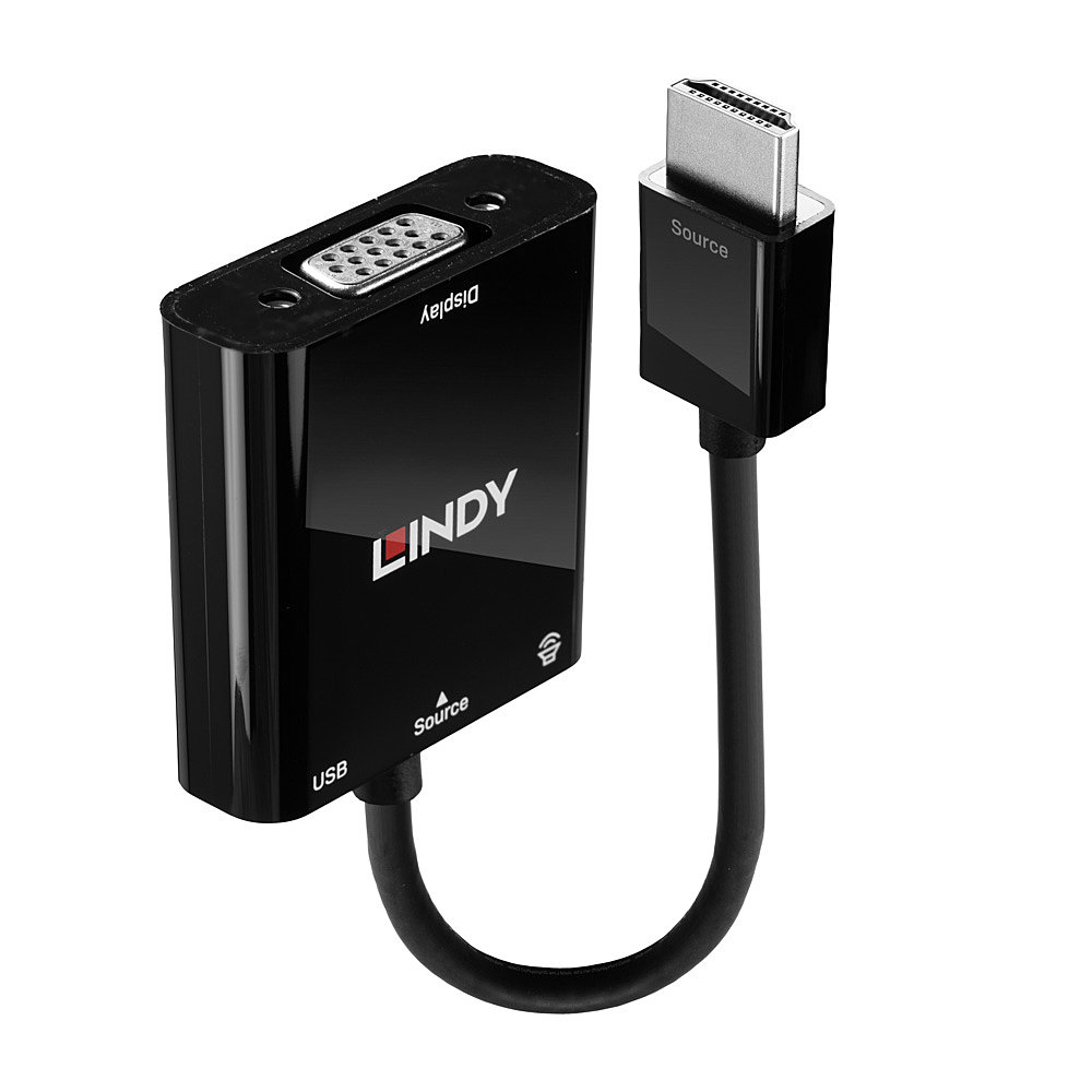 Image of Lindy HDMI to VGA & Audio Converter