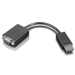 Lenovo 4X90F92980 video cable adapter VGA (D-Sub) DisplayPort Black