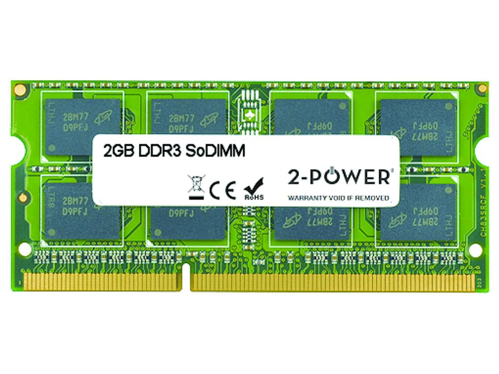 2-Power 2GB MultiSpeed 1066/1333/1600 MHz SoDIMM Memory